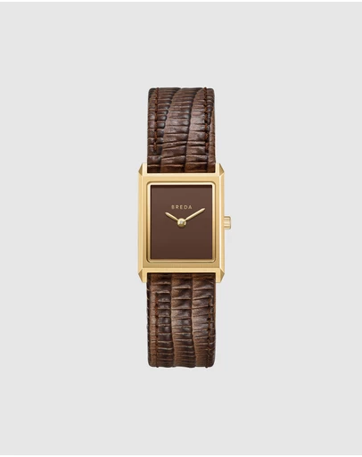 Breda - Virgil 1765c Leather Band Watch, 20MM