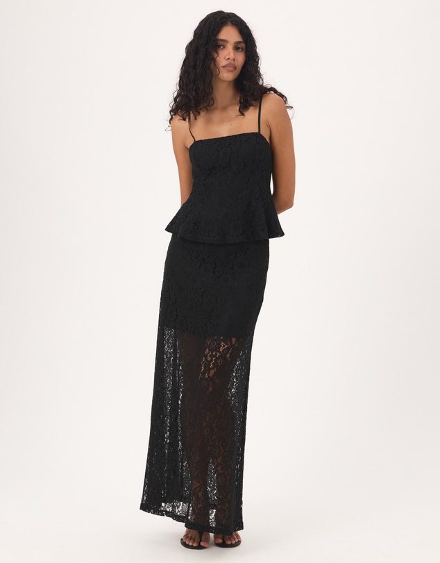 Atmos&Here - Molly Lace Peplum Top