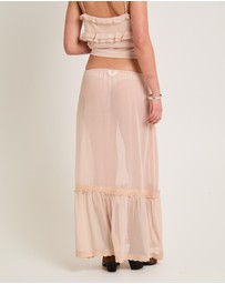 Subtitled - Paislee Sheer Maxi Skirt