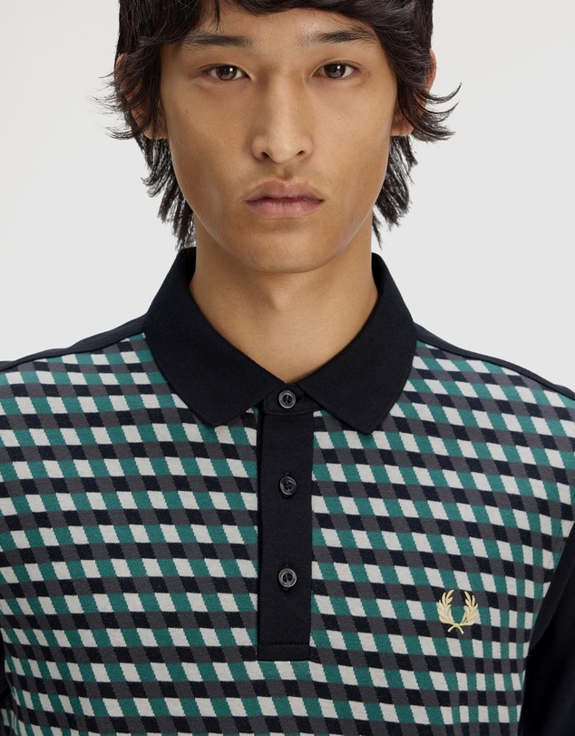 Fred Perry - Geometric Polo Shirt