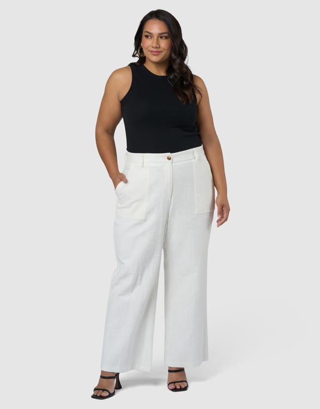 Something 4 Olivia - Lila Linen Wide Leg Pant