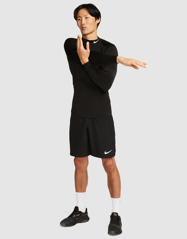 Nike - Pro Nike Dri-FIT Fitness Mock-Neck LS Top