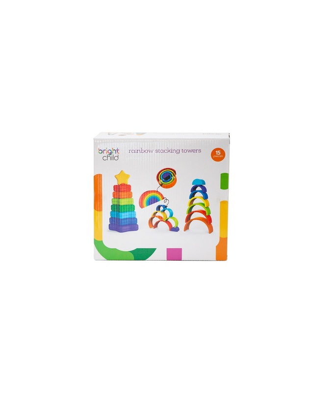 Bright Child - Rainbow Stacking Towers