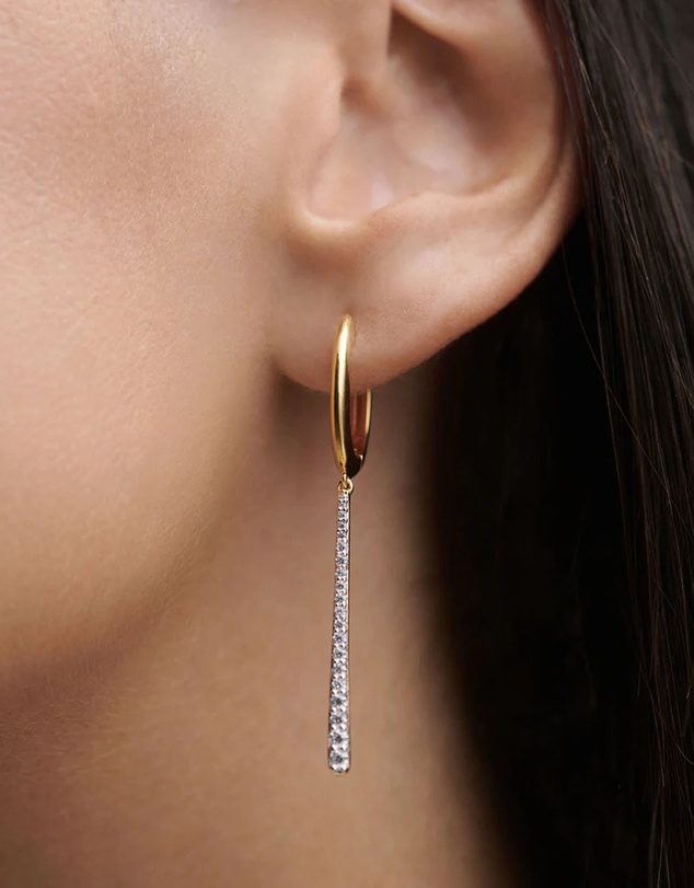 PDPAOLA - Olga Hoop Earrings
