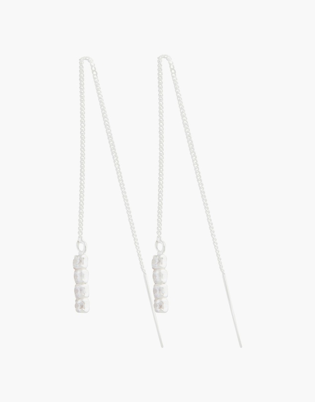 Lovisa - Sterling Silver Diamante Thread Earrings