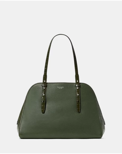 Kate Spade - Do It All Croc Embossed and Pebbled Leather Maise Carryall