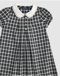 Polo Ralph Lauren - Plaid Cotton Poplin Dress - ICONIC EXCLUSIVE - Kids