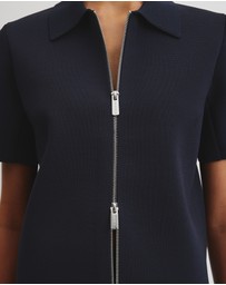 Country Road - Short Sleeve Compact Zip Knit