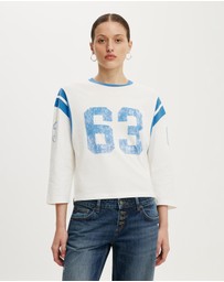 Cotton On - 3/4 Sleeve Graphic Tee