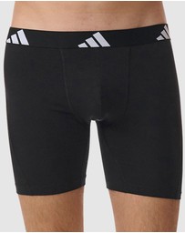 adidas Sportswear - 3 Pack Active Flex Cotton Boxer Brief Underwear