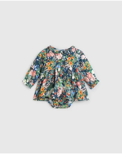 Alex & Ant - Ivy Baby Dress - Strawberry Navy