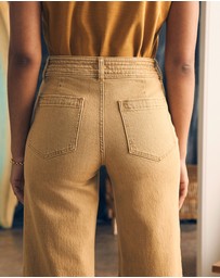 Faherty - Natural Dye Denim Harbor Crop Pant