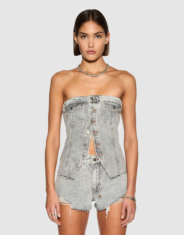 Ksubi - RETRO BUSTIER DIME KRYSTAL