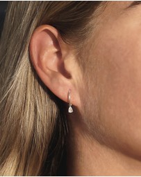 SAINT VALENTINE - Valentine Mini Hoops - Silver