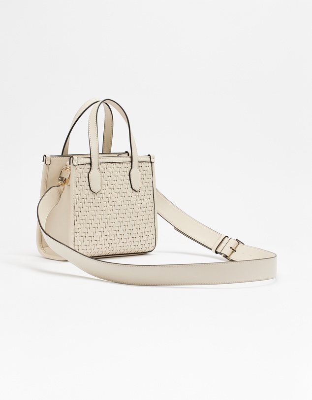 GUESS - Silvana Woven Mini Tote Bag