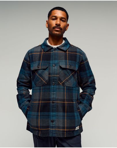 Deep Lagoon Plaid