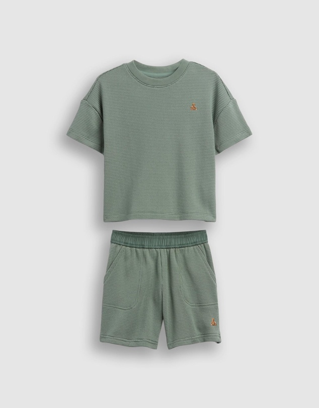 GAP - Textured Knit Top and Shorts Set - Babies-Kids