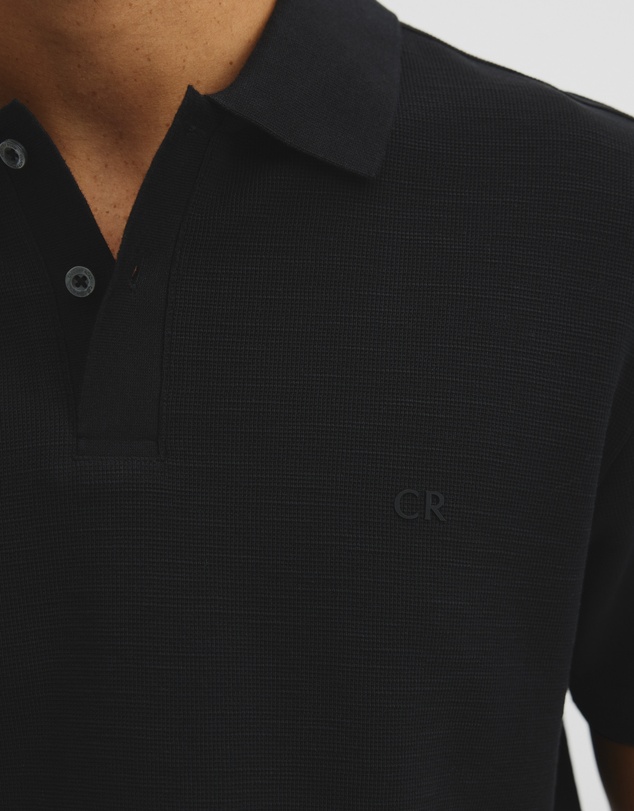 Country Road - Short Sleeve Waffle Button Polo