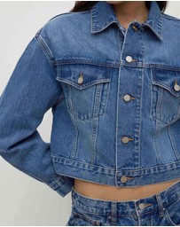 Assembly Label - Cropped Denim Jacket