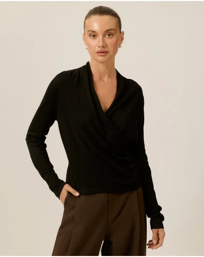 Tussah - Drape Knit Top