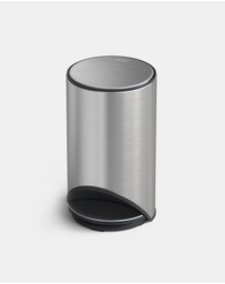 Joseph Joseph - Arc™ 10-Litre Slimline Pedal Bin with Liner Pocket - Stainless Steel