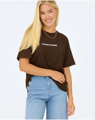 ONLY - Vivvi Printed Cotton T-Shirt