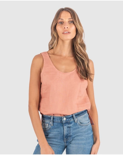 CAMIXA - Tanya Tank Linen Top