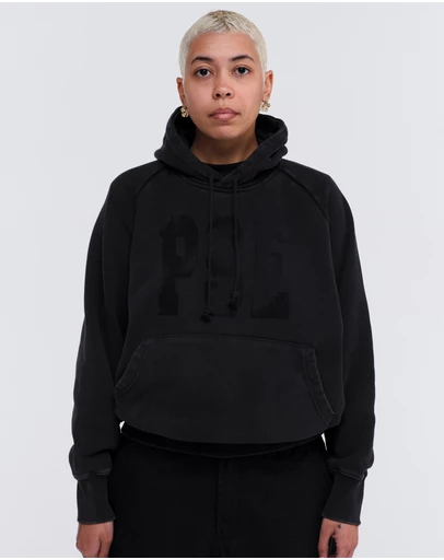 PSEUSHI - Raglan Drawstring Hoodie