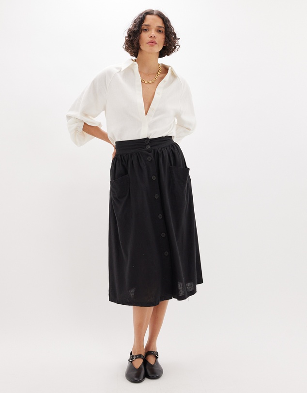 Amelius - Fantine Buttoned Skirt