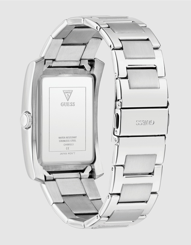GUESS - Guess Men's Silver Tone 33.7mm Analogue Watch
