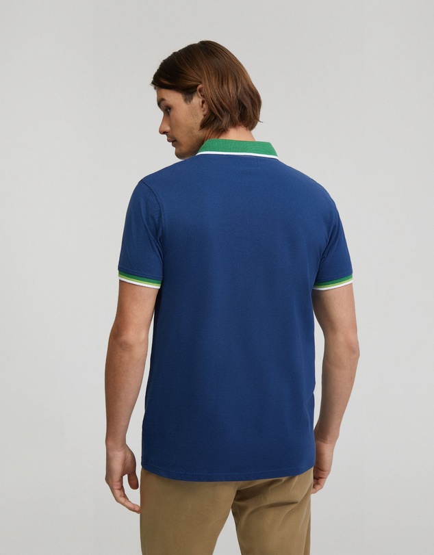 Oxford - Cam Contrast Collar Pique Polo