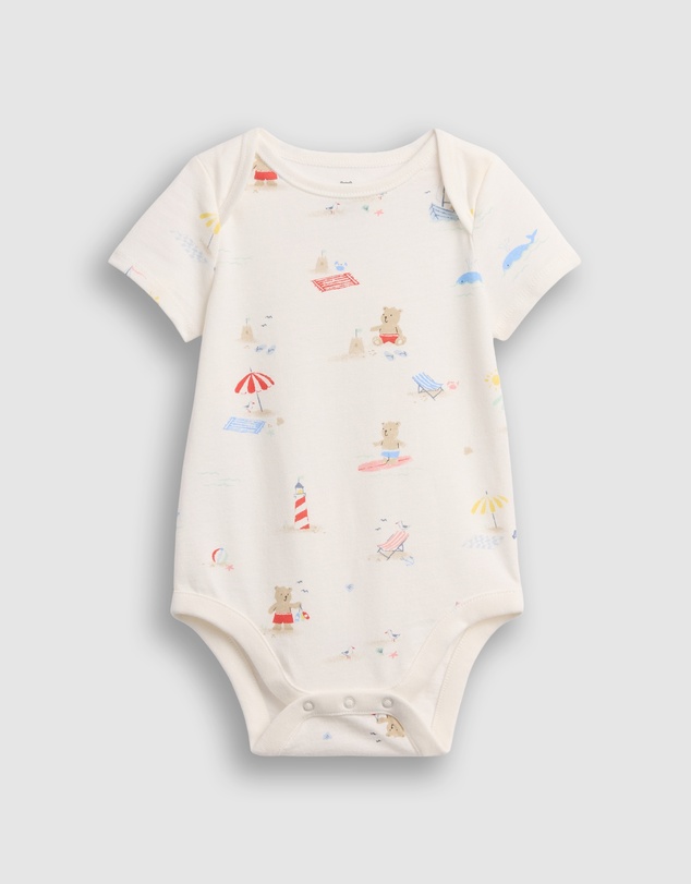 GAP - Print Jersey SS FF Single Bodysuit - Babies