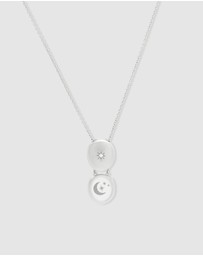 Wanderlust + Co - Falling Star Heirloom Locket Necklace