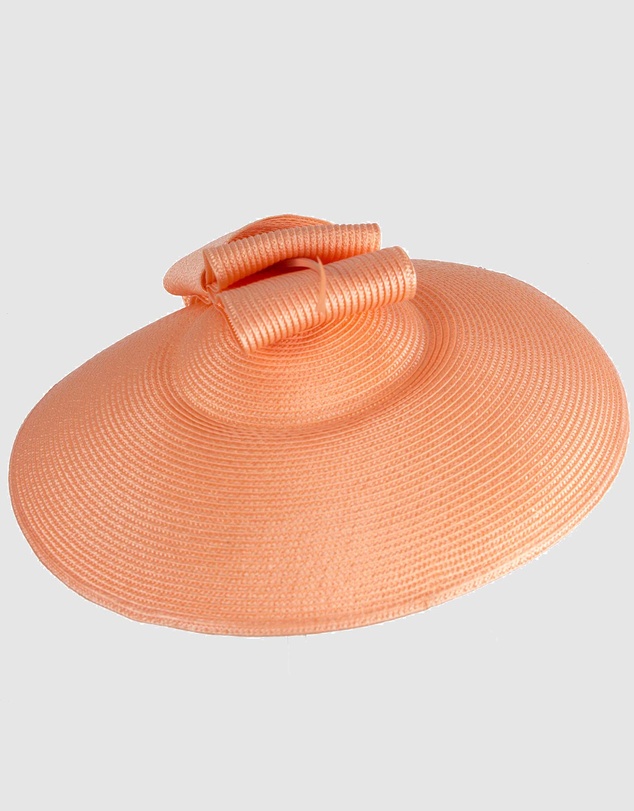 Max Alexander - Saucer Coral Racing Fascinator Hat