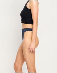 Modibodi - Puma X Modibodi Seamfree Active Hi Waist Period Thong Light Absorbency