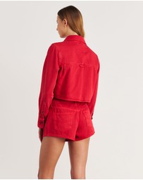 Jag - Nfw Garment Dye Crop Shirt