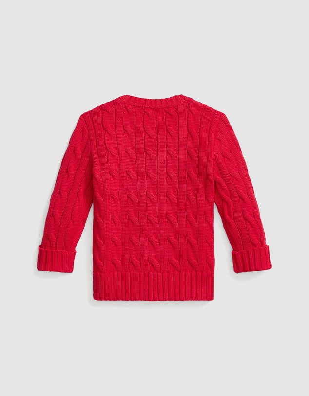 Polo Ralph Lauren - Cable Knit Cotton Sweater - The Iconic Exclusive - Babies