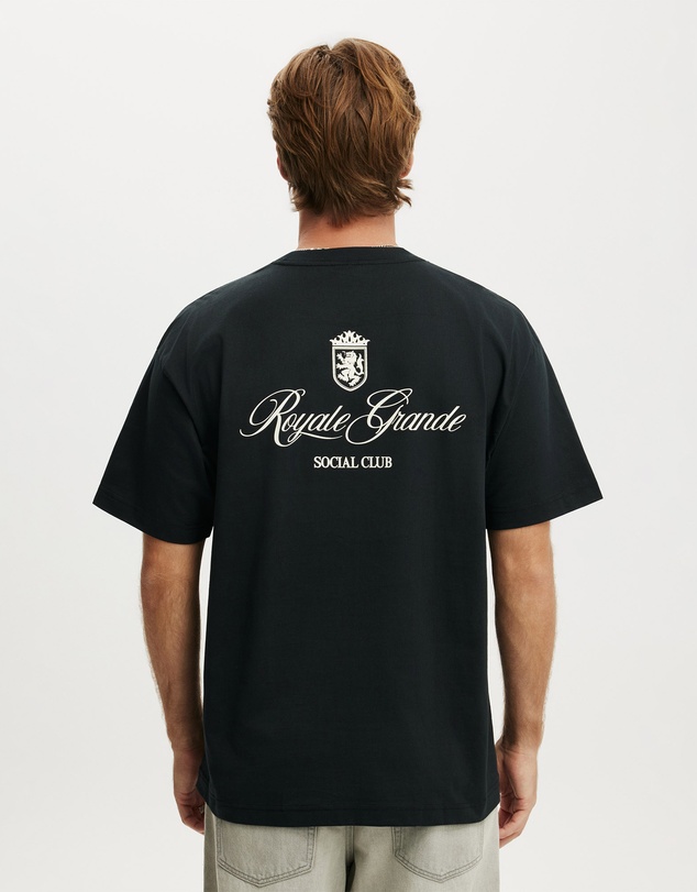 Cotton On - Box Fit Text T-Shirt