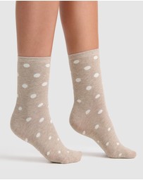 Levante - 3 Pack Gigi Spot Crew Sock
