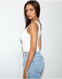 Dazie - Nicole Sculpt Tank Top