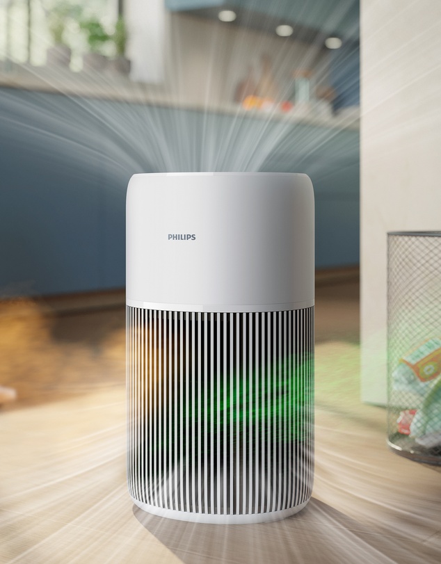 Philips - PureProtect Air Purifier 2200 Quiet Series for Medium Rooms