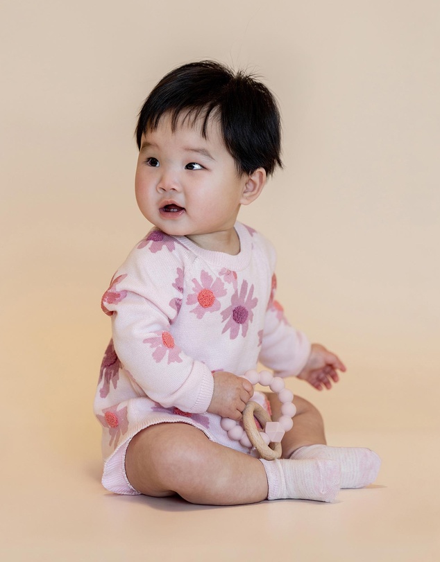 Fox & Finch - Orchard Bloom Organic Knitted Bodysuit - Babies