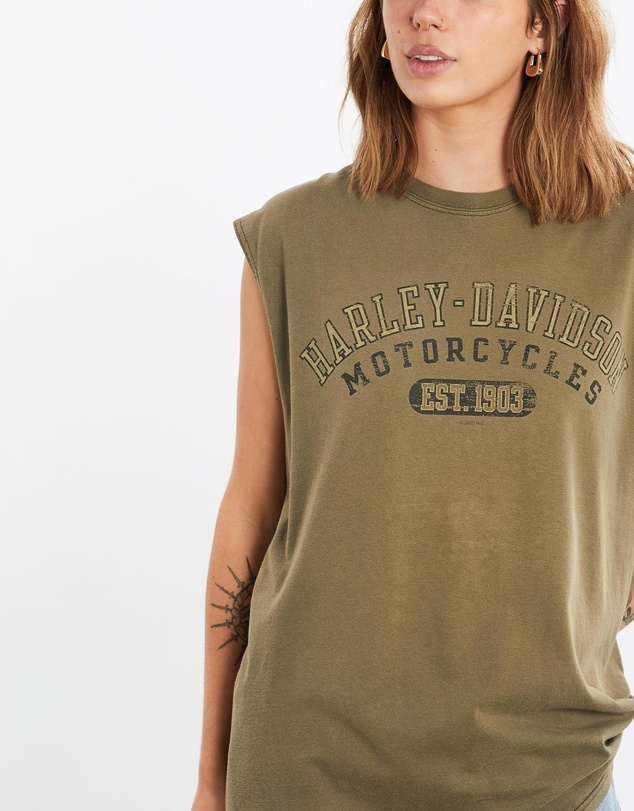 Vintage by The Real Deal - Pre Loved - Vintage Harley Davidson Tank
