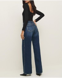 Reformation - Cary Low Rise Slouchy Wide Leg Jeans