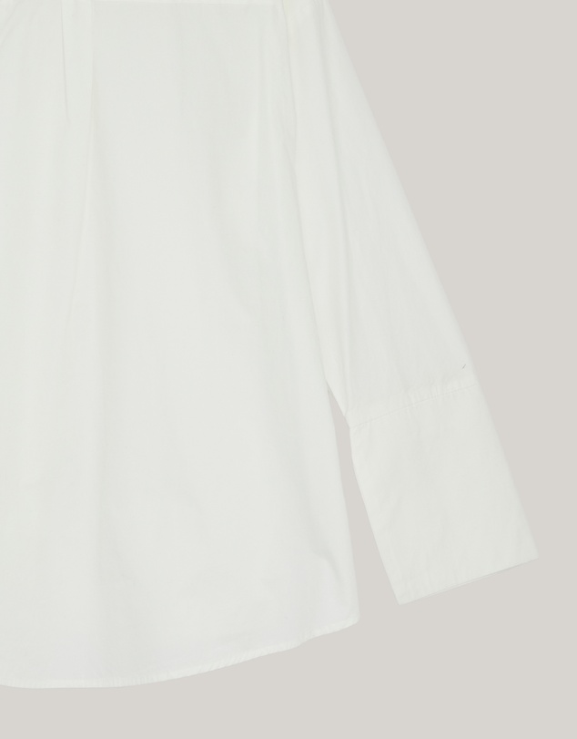 Revibe - Repaired Minima Esenciales Raine Cotton Shirt With Wide Cuffs - AU 10