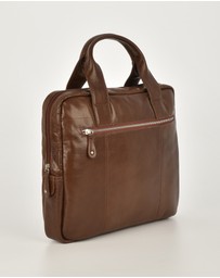 Cobb & Co - Turner Leather Laptop Satchel