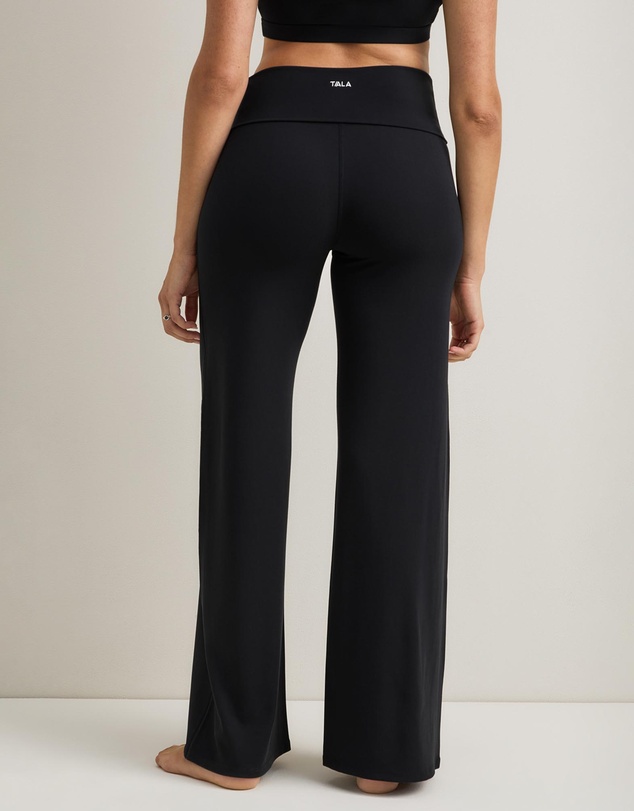 TALA - Softset Fold Waist Wide Leg Trousers