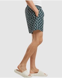 Urban Classics - Pattern Swim Shorts
