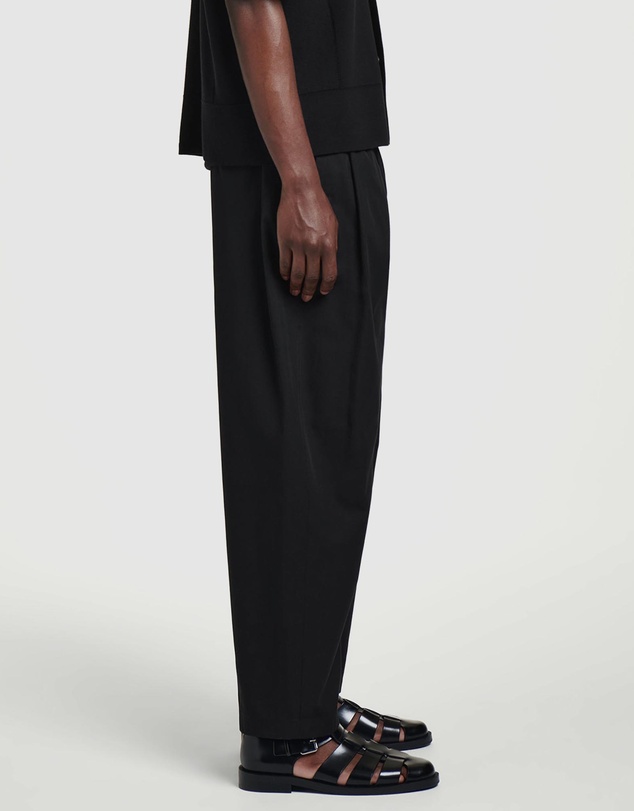 COS - Cropped Elasticated Relaxed Wide-Leg Trousers