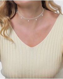 Elli Jewelry - Necklace Choker Set 925 Sterling Silver